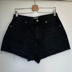 Forever 21 Black Denim Shorts